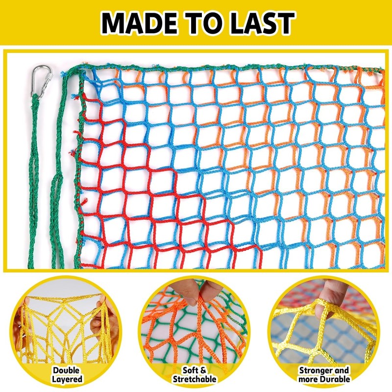 LPIW Climbing Net for Kids - 9.9FT x 6.6FT Double