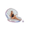 Poolcandy Inflatable Pool Float Giant Oyster Shell Lounge &Glitter Beach