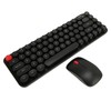 Wireless Keyboard Mouse Combo Mini Portable Retro Silent 2.4G Wireless