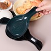2 Pack Spoon Rest, Plastic, Kitchen Utensil Rack for Spoons,