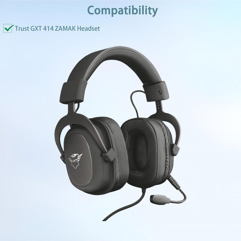 HAIZEEN Ear Pads Compatible with Trust GXT 414 ZAMAK Headset
