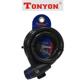 Tonion Bicycle Lock Wire Lock 12x1m Small/Bicycle Lock/Motorcycle/Key/Wire Lock/Bicycle Key/Wire Lock/Mini Y / 토니온 자전거 자물쇠 와이어락 12x1m 소/자전거락/오토바이/열쇠/줄자물쇠/자전거열쇠/와이어락/미니와이