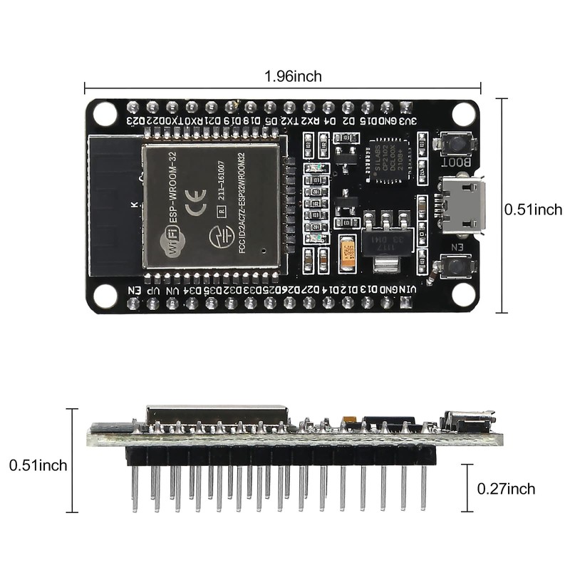 DIANN ESP32 ESP-WROOM-32 ESP-32S Development Board CP2102 Ultra-Low Power Dual