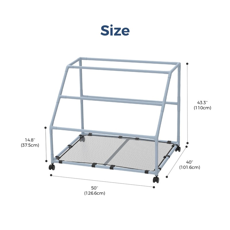 POOL FELLOWS Pool Float Holder, Poolside Float Storage, Rust-Proof Float