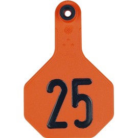 Y-TEX 29567032OR Tag & Button 3 Star (26-50) Orange