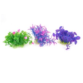 Ruilogod Fish Tank Artificial Water Grass Ornament 10cm 12cm 3 PCS Blue Purple (id: f93 f23 b7a e8f 1ee, Small, f93f23b7ae8fd1ee5ebb7628413ee6