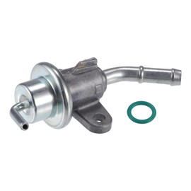 Partuto Fuel Injection Pressure Regulator - Motorcycle Fuel Pressure Regulator - for Honda CBR954RR 2002-2003 Metal Silver Tone - 1 Pc