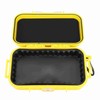 Outdoor Survival Shockproof Waterproof Storage Case Airtight Carry Box Container(Yellow)
