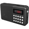 auvisio Mini Radio Bluetooth: FM-Taschenradio, Bluetooth, MP3-Player, Display, USB, microSD