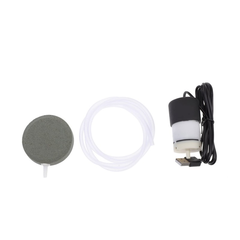 Kisangel 2 Sets Mini Aquarium Air Pump Oxygen Pump for