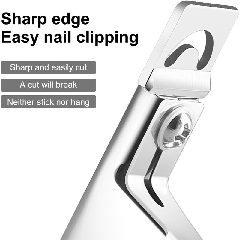 Stainless Steel False Nail Tip Clipper – Professional Acrylic Nail