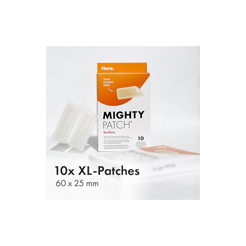 Hero Cosmetics Mighty Patch Surface Pimple Patches XL Hydrocolloid Patches