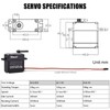 55KG High Torque Servo High Speed HV 8.4V Coreless RC