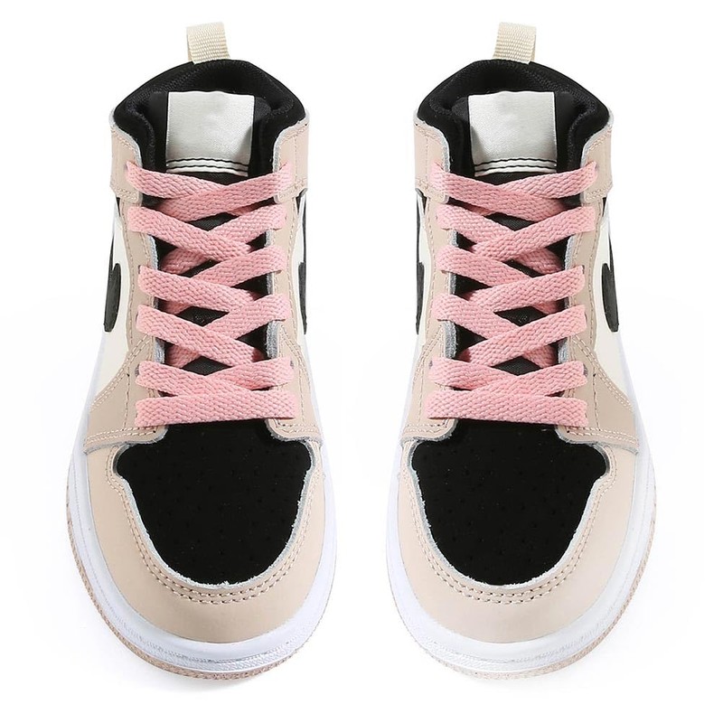 VSUDO 80 cm Flat Sakura Pink Shoe Laces for Trainers,