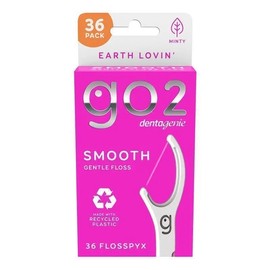 Dentagenie GO2 Dentagenie Flosspyx Minty (Smooth - Gentle Floss) X 36