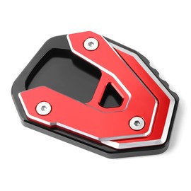 Modeer For NC 750X NC750X DCT Forza 750 2021-2023 X-ADV 750 2021-2024 X-ADV 750 lower 2023 Motorcycle CNC Side Stand Enlarge Extension Pad nc750x xadv750 Accessories (Red)