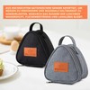 Pack of 2 Triangular Lunch Bag, Reusable Storage Bag, Small