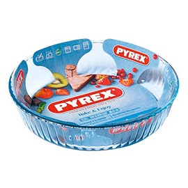 Pyrex Glass Fluted Flan Dish