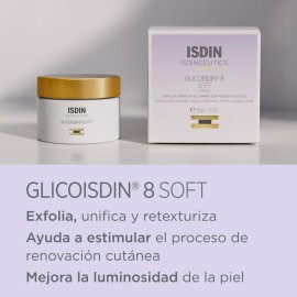 Crema Isdinceutics Glicoisdin 8% Soft Para Todo Tipo De Piel De 50ml/50g