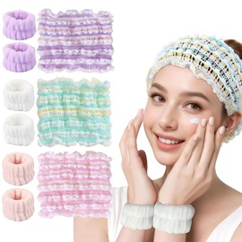 ¡Transforma tu piel con Lumbor37! Descubre la crema facial que 🎁 [Contenido del set]: 3 diademas de gran anchura para higiene facial y 6 muñequeras absorbentes,.