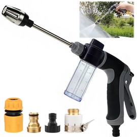 Water blitz Pressure Washe, waterblitz high pressure water gun, with Portable Washer for Car, Floor, Wall Cleaning, garden,Water Blitz with 360° Rotating Nozzle & 3 Spray Modes