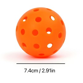 RUIFEN 4-Pack 40-Hole Pickleball Balls - Professional Grade, 2.91" Diameter, High Balance and Stable Bounce for Realistic Flight - Premium Pickleball Equipment for Outdoor/Indoor Play
