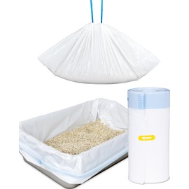 ANWA Cat Litter Box Liners: 36" x 18" Large Cat Litter Box Bags, 2 Mils Extra Thick, Durable & Tear-Resistant, 10 Count