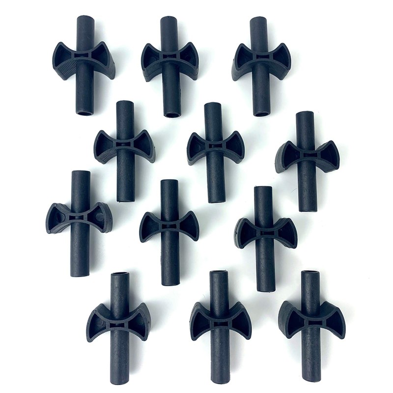 12 Pieces Trampoline Enclosure Pole Gap Spacers -Trampoline Plastic Safety