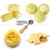 NADMITFEAT Wheel Cutter - Pasta Cutter Wheel - Ravioli Crimper