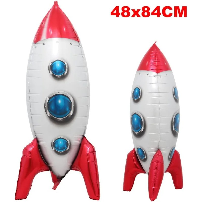4d Rocket Helium Balloon Space Outer Foil Floy Toys Kids