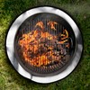 AIEX 24 Inch Round Ember Fire Pit Mat, Fire Resistant