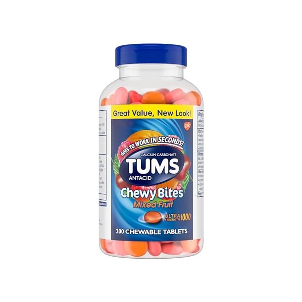 TUMS TUMS Chewy Bites Chewable Antacid Tablets for Ultra Strength