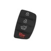 HOPESPANNER 4 Button Car Remote Fob Case Cover Insert Rubber