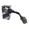 kmdiesel 4954245 with Plug Cable Diesel Fuel Rail Pressure Sensor