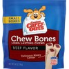 Canine Carry Outs Beef Flavor Chew Bones-4 Pack (2.8 oz