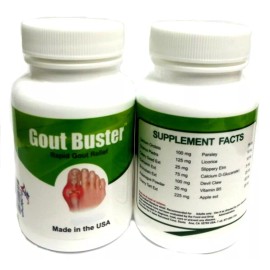 Vitalee Nanomed Gout Buster Supplement- Faster Relief and Flush Buildup (Capsule 60ct)