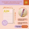 12x A3 Extra Large, Simply Bright Wall Planner - Undated,