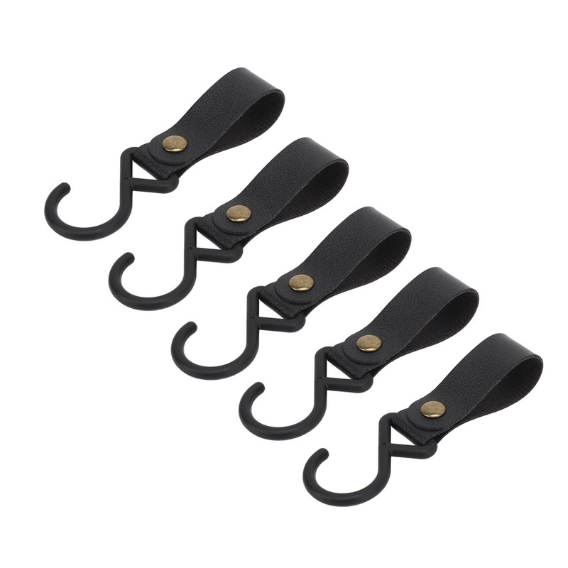 15Pcs Leather S Hooks High Strength Multifunctional Portable S Hangers