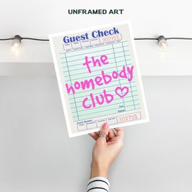 funny Sayings Home Decor for Women - Retro style Boho Living room Decor - Cute Preppy funny Quotes Wall Decor - 70s 80s Cool Wall Art - Trendy Stuff Bedroom Decor Aesthetic - Teen Girls Funky Wall Art