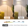 3Pack G30 LED Globe Light Bulbs 2700K Soft Light, 5.5W