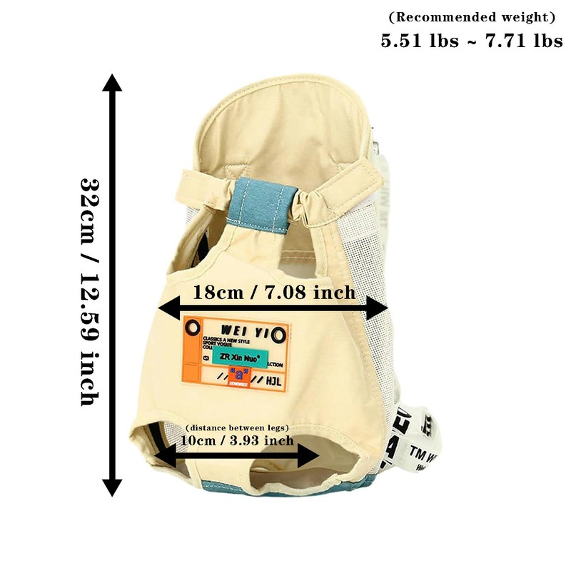 Pet mesh cat Breathable, Lightweight, Portable cat and Dog Backpack