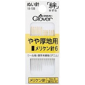クロバー(Clover) 絆 きずな メリケン針6 Y6 12本入り 18-106
