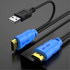 MT-VIKI 2in 1 USB HDMI KVM Cable for USB KVM Cable HDMI (1.8M-2packs)