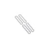 Alphacool 24777 Eiskamm Alu X5 Flat - 4mm silver -