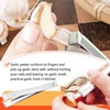 COKSDUPID 3PCS Stainless Steel Garlic Peeler - Garlic Peeler Clips