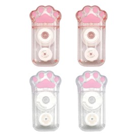DHWEKU Pack of 4 Mini Correction Rollers, Cat Paw Correction Tape, Correction Roller, Correction Tape Cat for School and Office