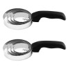 Cepillo De Acero Inoxidable Para Caballos 2 Pzas 4 Anillos