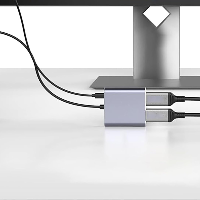 tunghey Displayport to Dual HDMI Splitter Dual 4K@60Hz Resolution, DP