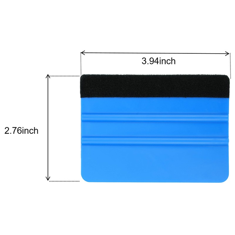 2-Pack Felt Edge Squeegee Tool for Car Vinyl Wrap, Window