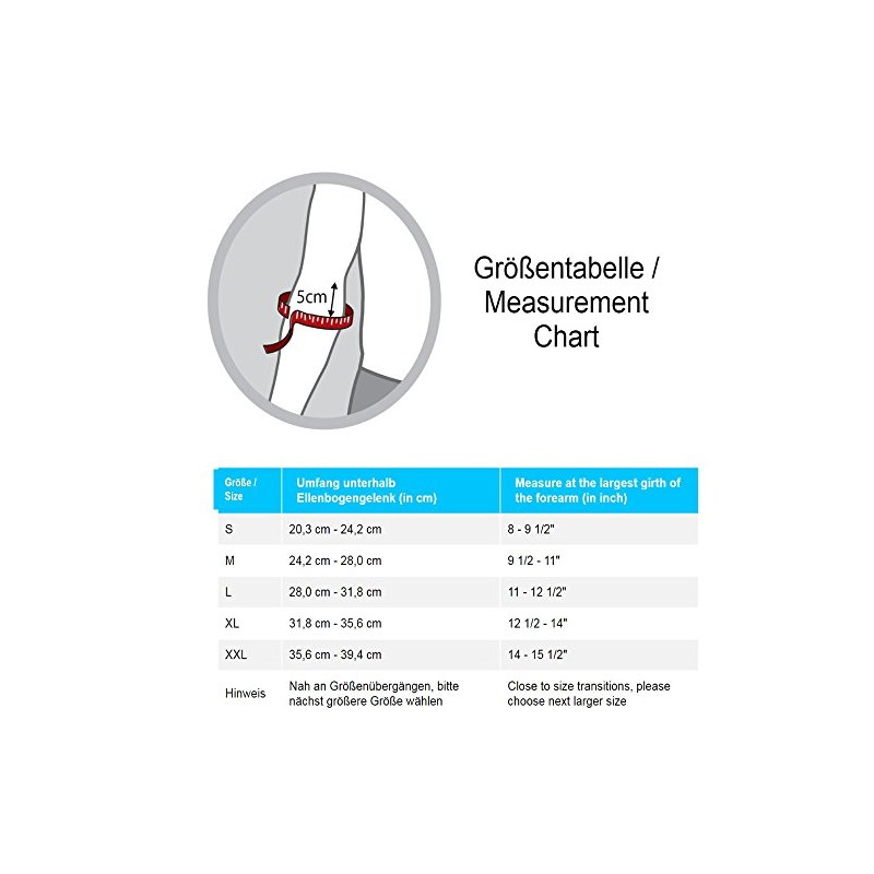 LP SUPPORT 250 Power Sleeve Compression Elbow Support Size L
